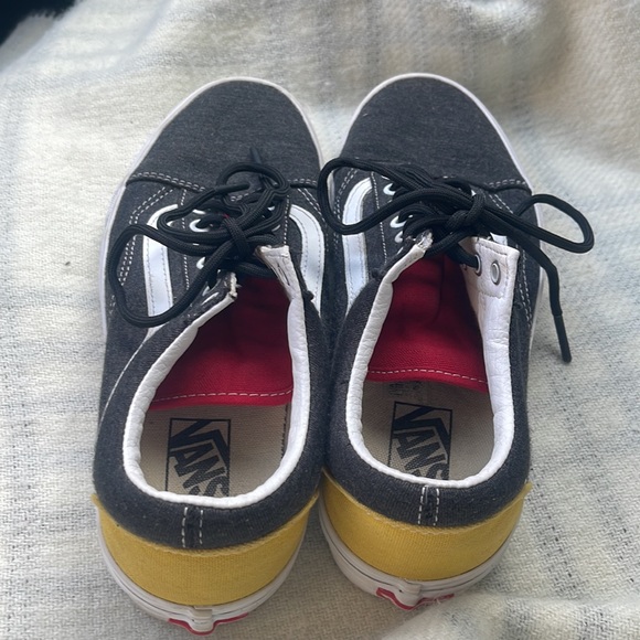 Mens, Size 8, Gray , Red , Yellow Vans - Picture 3 of 5